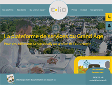 Tablet Screenshot of e-lio.fr